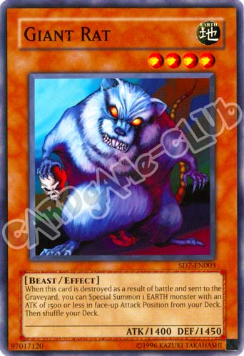 SD7-EN003 Giant Rat comune Unlimited (EN) -NEAR MINT-