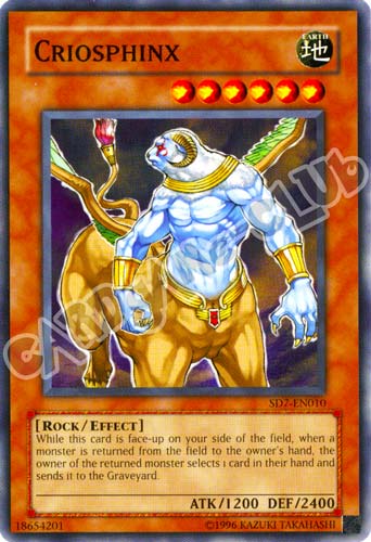 SD7-EN010 Criosphinx comune Unlimited (EN) -NEAR MINT-