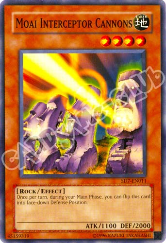 SD7-EN011 Moai Interceptor Cannons comune Unlimited (EN) -NEAR MINT-