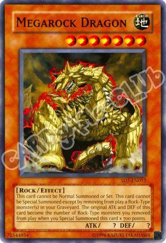 SD7-EN012 Megarock Dragon comune Unlimited (EN) -NEAR MINT-