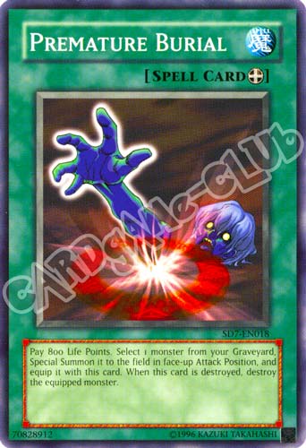 SD7-EN018 Premature Burial comune Unlimited (EN) -NEAR MINT-