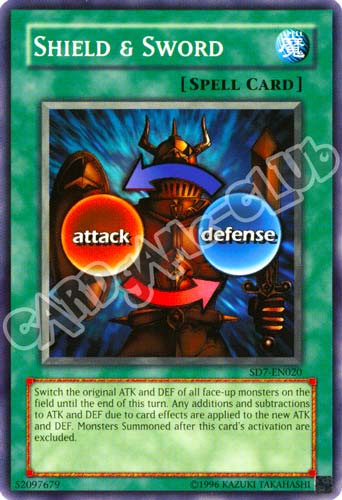 SD7-EN020 Shield & Sword comune Unlimited (EN) -NEAR MINT-