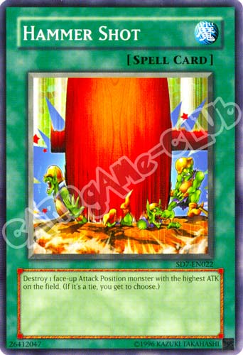 SD7-EN022 Hammer Shot comune Unlimited (EN) -NEAR MINT-
