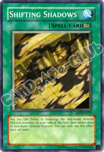 SD7-EN025 Shifting Shadows comune Unlimited (EN) -NEAR MINT-