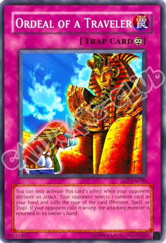 SD7-EN030 Ordeal of a Traveler comune Unlimited (EN) -NEAR MINT-