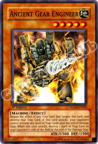 SD10-EN003 Ancient Gear Engineer comune 1st Edition (EN) -NEAR MINT-