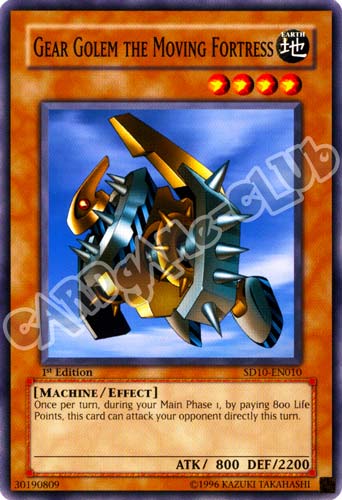 SD10-EN010 Gear Golem, the Moving Fortess comune 1st Edition (EN) -NEAR MINT-
