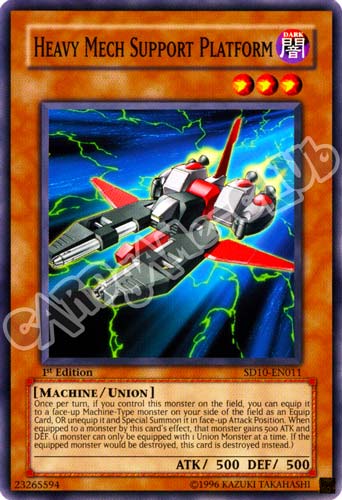 SD10-EN011 Heavy Mech Support Platform comune 1st Edition (EN) -NEAR MINT-