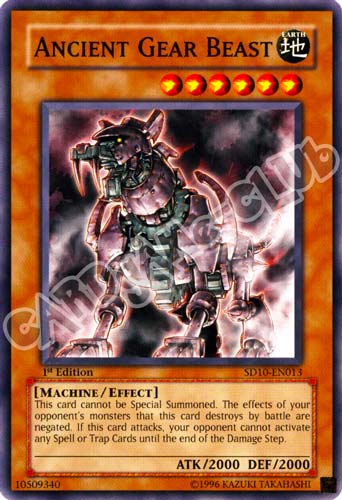 SD10-EN013 Ancient Gear Beast comune 1st Edition (EN) -NEAR MINT-