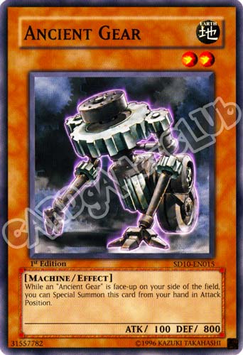 SD10-EN015 Ancient Gear comune 1st Edition (EN) -NEAR MINT-