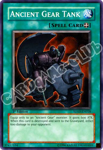 SD10-EN018 Ancient Gear Tank comune 1st Edition (EN) -NEAR MINT-