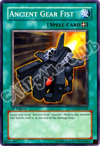 SD10-EN020 Ancient Gear Hand comune 1st Edition (EN) -NEAR MINT-