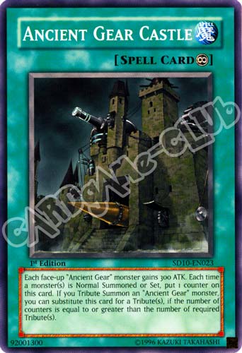 SD10-EN023 Ancient Gear Castle comune 1st Edition (EN) -NEAR MINT-