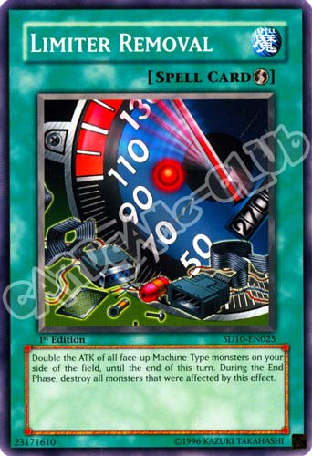 SD10-EN025 Limiter Removal comune 1st Edition (EN) -NEAR MINT-