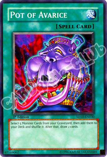 SD10-EN030 Pot of Avarice comune 1st Edition (EN) -NEAR MINT-
