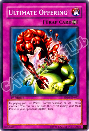 SD10-EN032 Ultimate Offering comune 1st Edition (EN) -NEAR MINT-