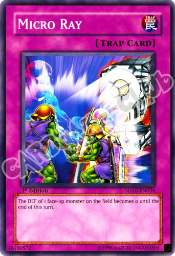 SD10-EN034 Micro Ray comune 1st Edition (EN) -NEAR MINT-