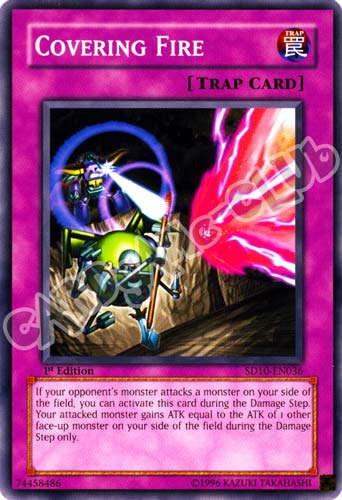 SD10-EN036 Covering Fire comune 1st Edition (EN) -NEAR MINT-