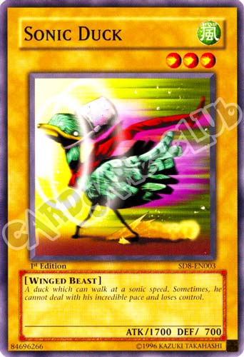 SD8-EN003 Sonic Duck comune 1st Edition (EN) -NEAR MINT-