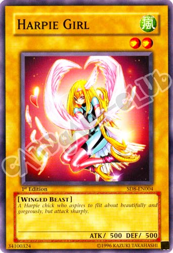 SD8-EN004 Harpie Girl comune 1st Edition (EN) -NEAR MINT-