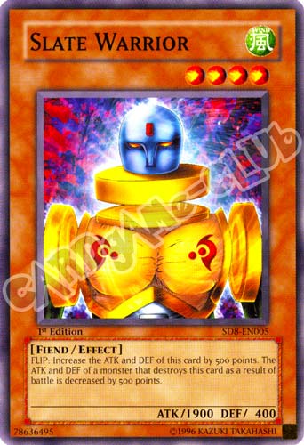 SD8-EN005 Slate Warrior comune 1st Edition (EN) -NEAR MINT-