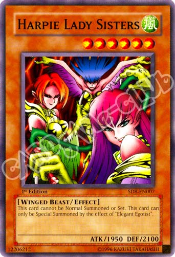 SD8-EN007 Harpie Lady Sisters comune 1st Edition (EN) -NEAR MINT-