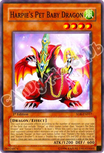 SD8-EN017 Harpie's Pet Baby Dragon comune 1st Edition (EN) -NEAR MINT-