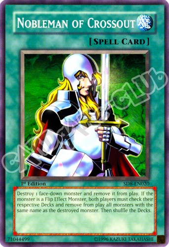 SD8-EN020 Nobleman of Crossout comune 1st Edition (EN) -NEAR MINT-