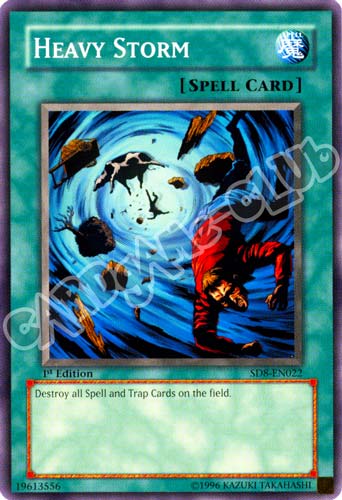 SD8-EN022 Heavy Storm comune 1st Edition (EN) -NEAR MINT-