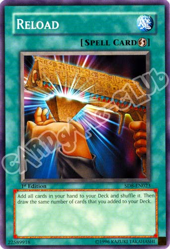 SD8-EN023 Reload comune 1st Edition (EN) -NEAR MINT-