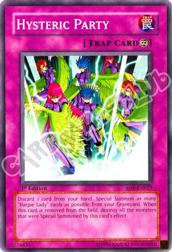 SD8-EN027 Hysteric Party comune 1st Edition (EN) -NEAR MINT-