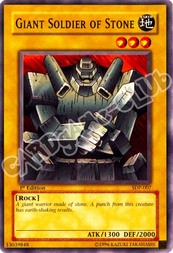 SDP-007 Giant Soldier of Stone comune 1st Edition (EN) -NEAR MINT-