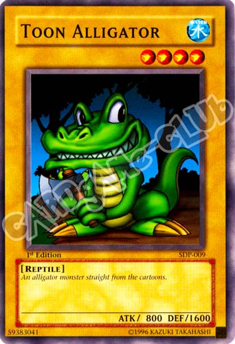 SDP-009 Toon Alligator comune 1st Edition (EN) -NEAR MINT-