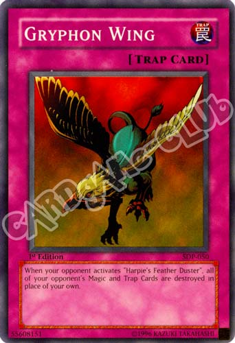 SDP-050 Gryphon Wing super rara 1st Edition (EN) -NEAR MINT-