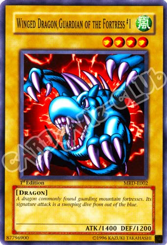 MRD-E002 Winged Dragon, Guardian of the Fortress #1 comune 1st edition (EN)