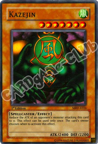 MRD-E026 Kazejin super rara 1st edition (EN)