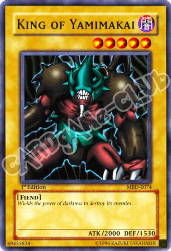 MRD-E074 King of Yamimakai comune 1st edition (EN)