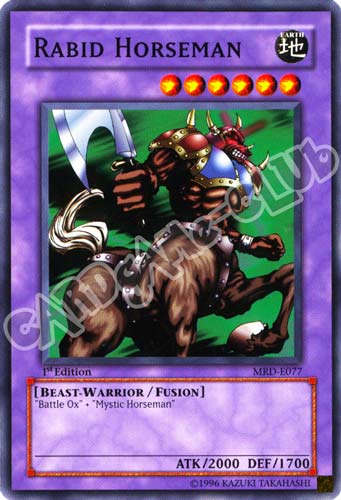 MRD-E077 Rabid Horseman comune 1st edition (EN)