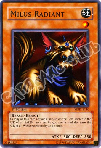 MRD-E110 Milus Radiant rara 1st edition (EN)
