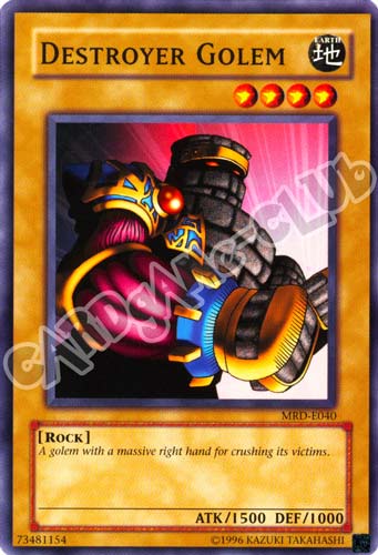 MRD-E040 Destroyer Golem comune Unlimited (EN)