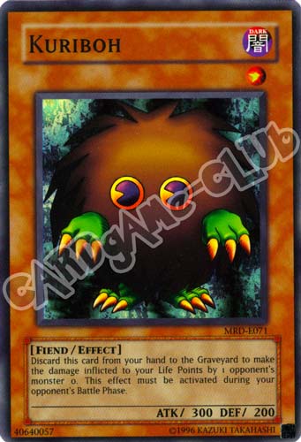 MRD-E071 Kuriboh super rara Unlimited (EN)