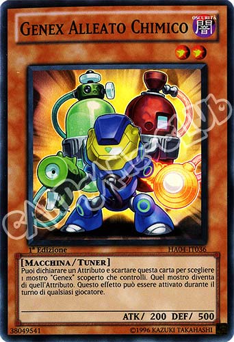 HA04-IT036 Genex Alleato Chimico super rara 1a Edizione (IT) -NEAR MINT-