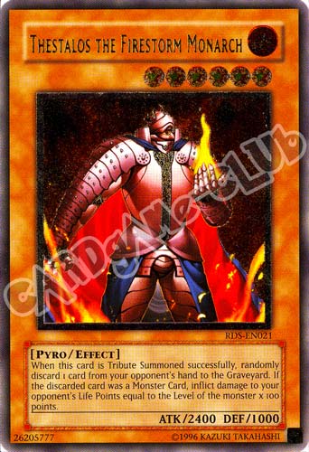RDS-EN021 Thestalos the Firestorm Monarch super rara unlimited (EN) -NEAR MINT-