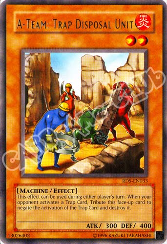 RDS-EN033 A-Team: Trap Disposal Unit rara unlimited (EN) -NEAR MINT-