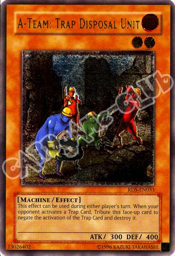 RDS-EN033 A-Team: Trap Disposal Unit rara ultimate unlimited (EN) -NEAR MINT-