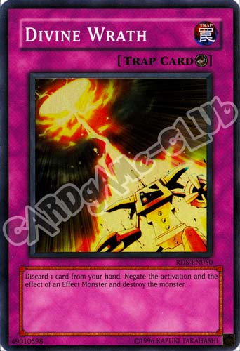 RDS-EN050 Divine Wrath super rara unlimited (EN) -NEAR MINT-