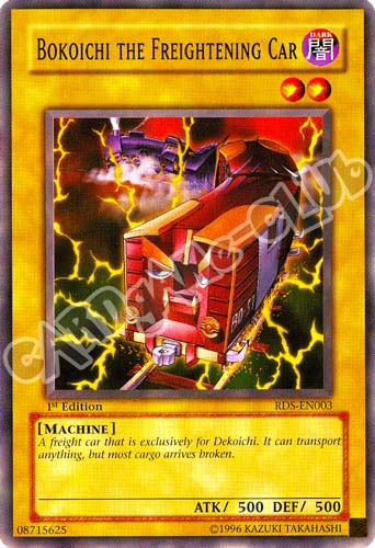 RDS-EN003 Bokoichi the Freightening Car comune 1st Edition (EN) -NEAR MINT-