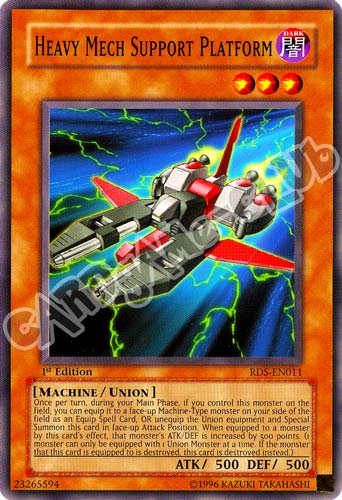 RDS-EN011 Heavy Mech Support Platform comune 1st Edition (EN) -NEAR MINT-