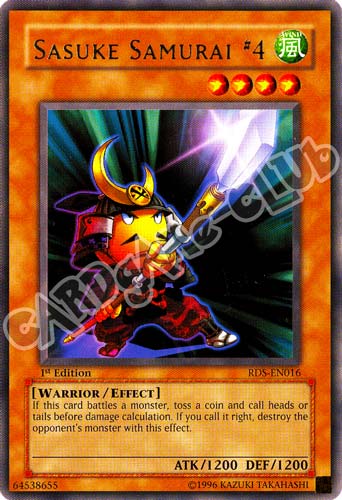 RDS-EN016 Sasuke Samurai #4 rara 1st Edition (EN) -NEAR MINT-