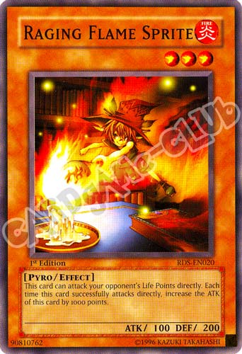 RDS-EN020 Raging Flame Sprite comune 1st Edition (EN) -NEAR MINT-